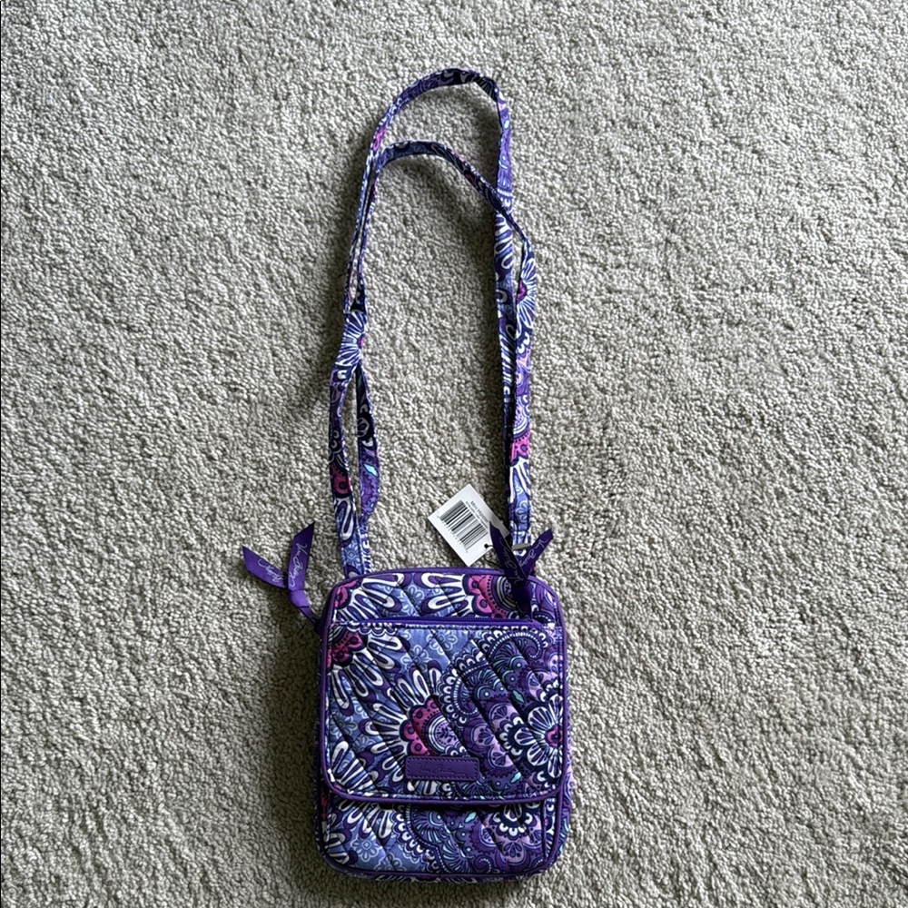 Vera Bradley Purple Quilted Crossbody Bag